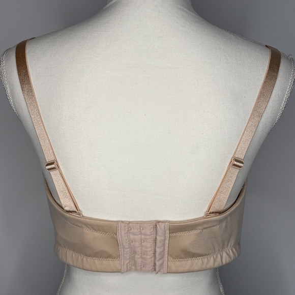 Wacoal Bra Size 38DDD Staying Power Wireless Strapless 854372 Beige EUC Multiway - Picture 7 of 11